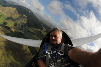 Glider pilot John McCaw