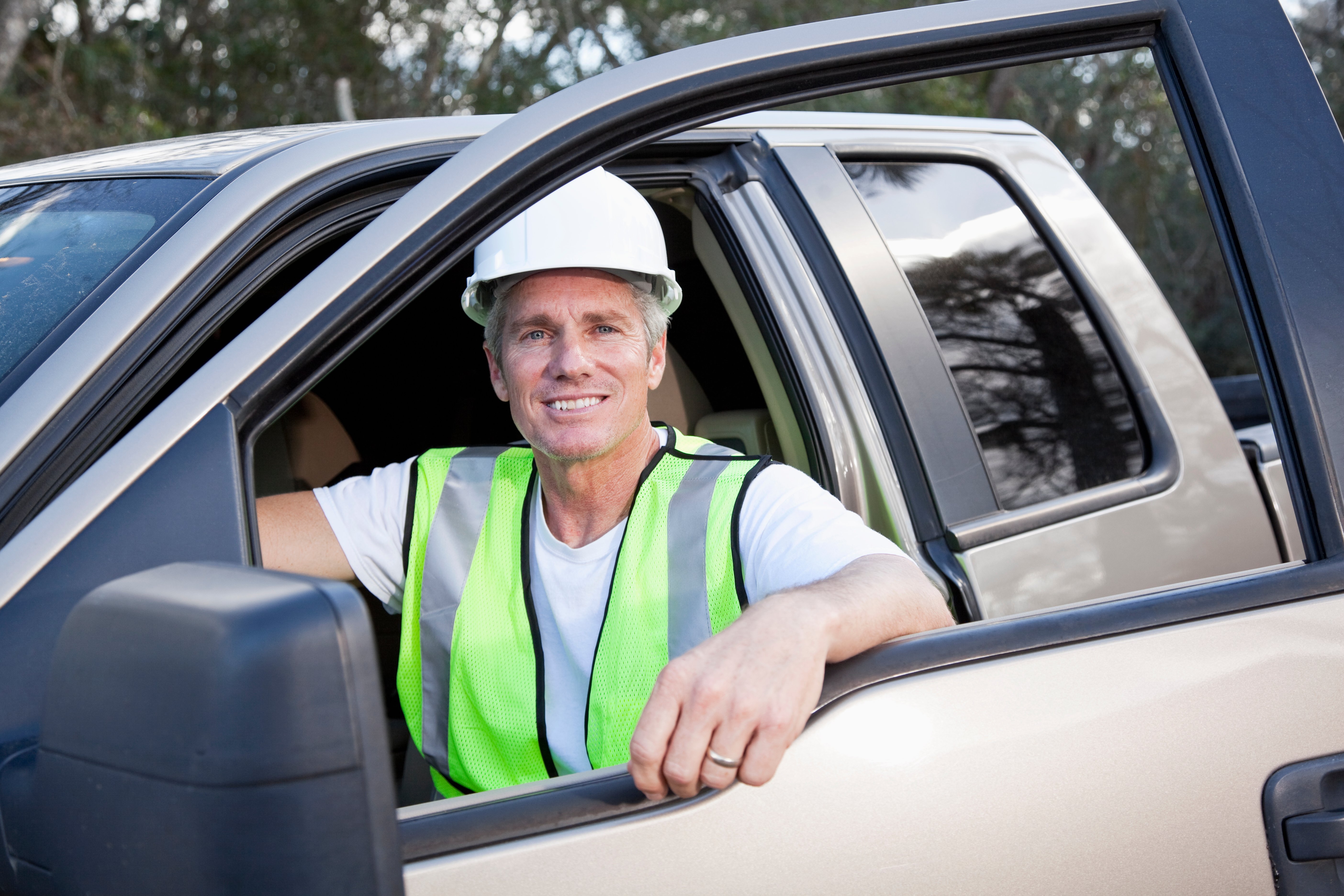 ECAN worker in vehicle 